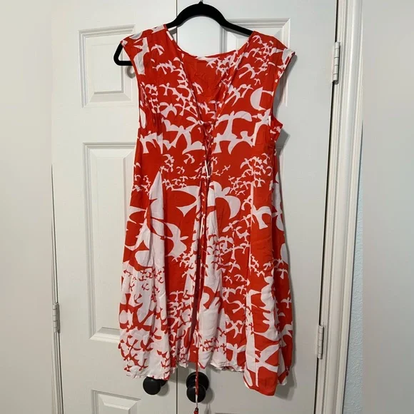 Anthropologie Maeve dress in red and white - Picture 6 of 9